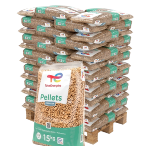 Palette de Pellets Premium TotalEnergies – 66 sacs de 15 kg (990 kg)