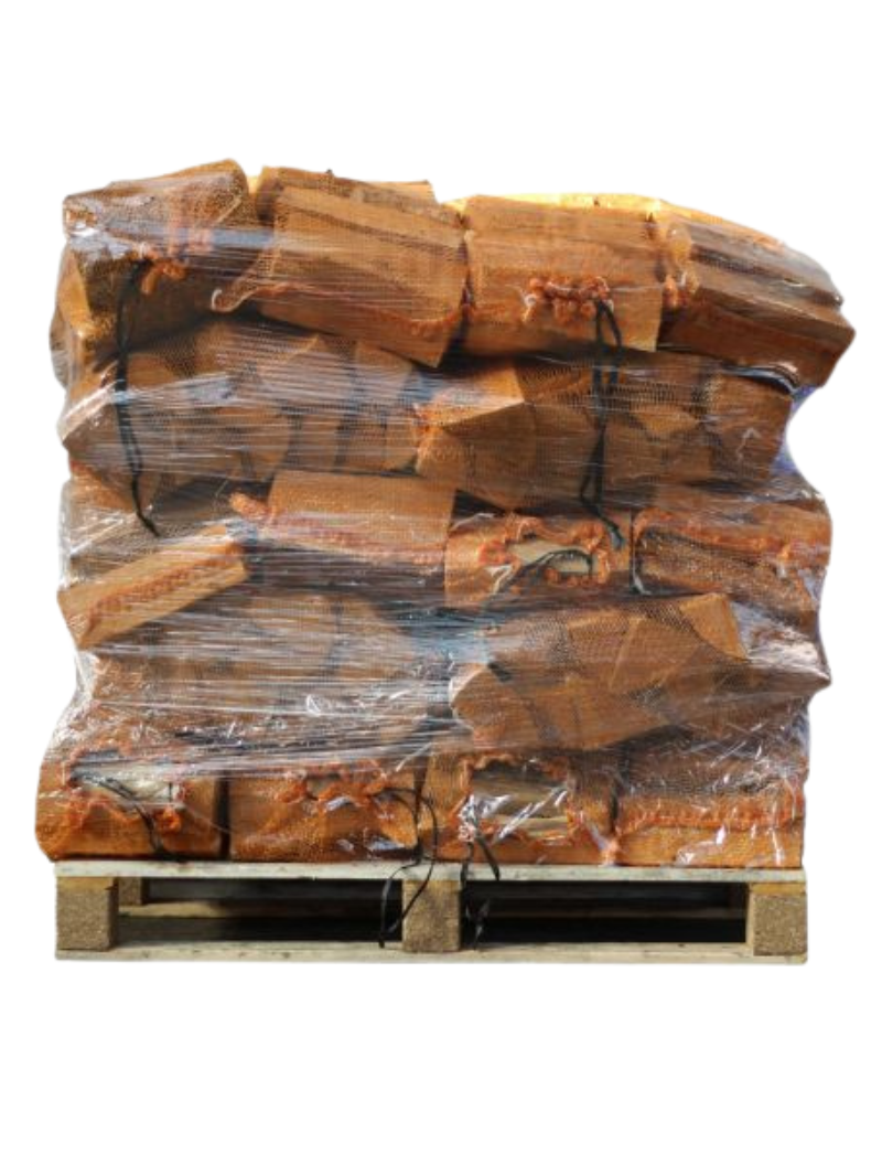 40 Sacs de Bois de Chauffage en Bouleau Séché au Four – 25 cm (20L / sac)