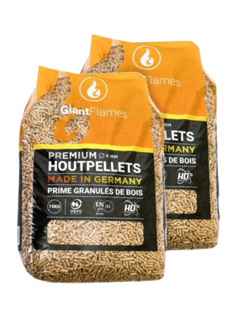 Demi-Palette de Granulés de Bois Giant Flames – 35 Sacs x 15 kg (525 kg) – Image 2